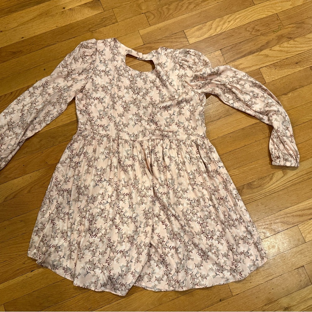 Shore Long Sleeve Babydoll Dress